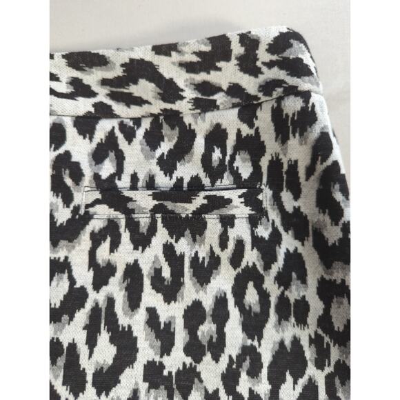 Talbots Petite 2P Leopard Print Skirt A-Line Animal Pattern Career Casual - Picture 5 of 10